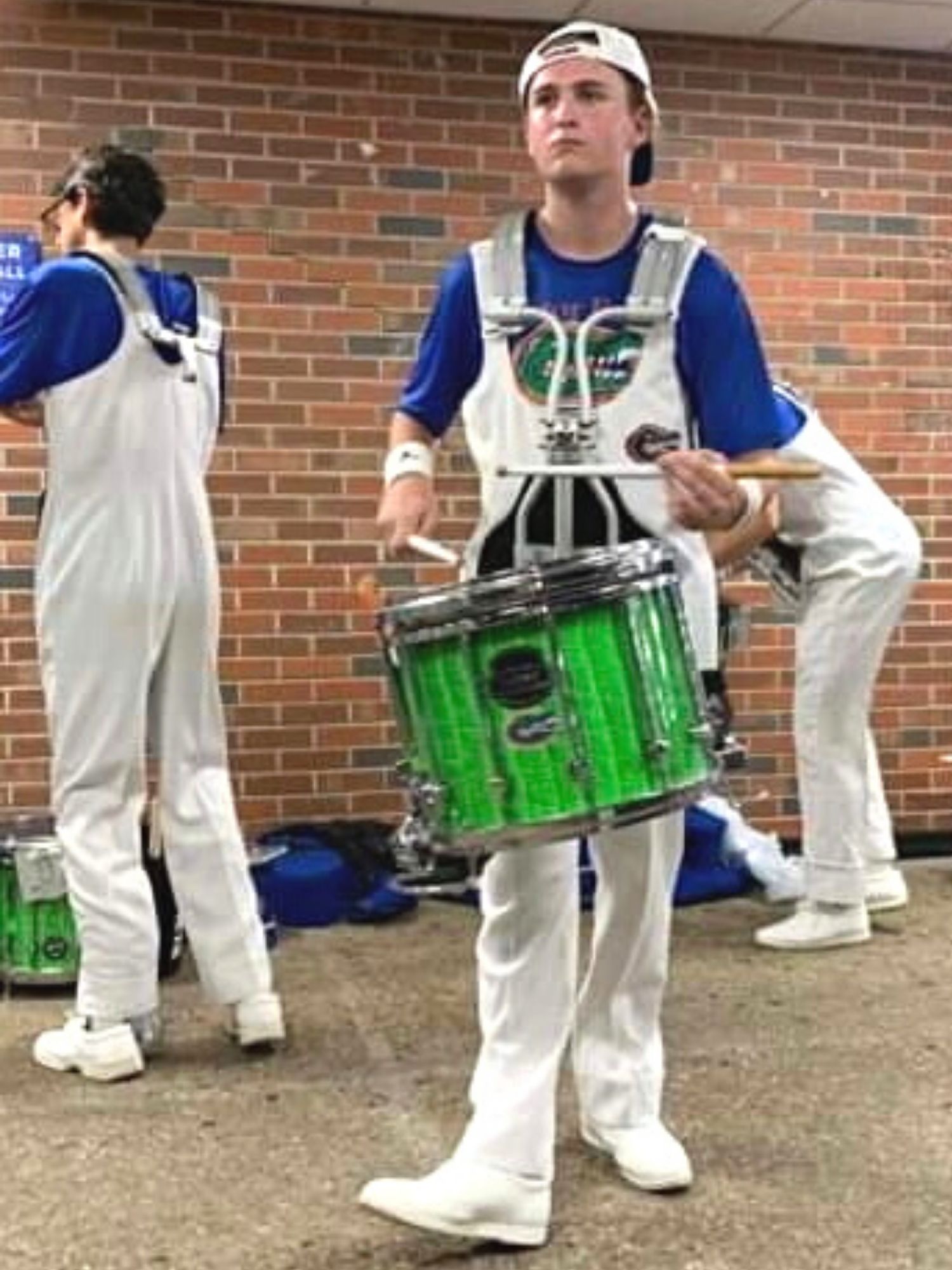 UF Marching Band drummer