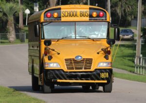 Multiple injuries reported when truck crashes into school bus on US Highway 301