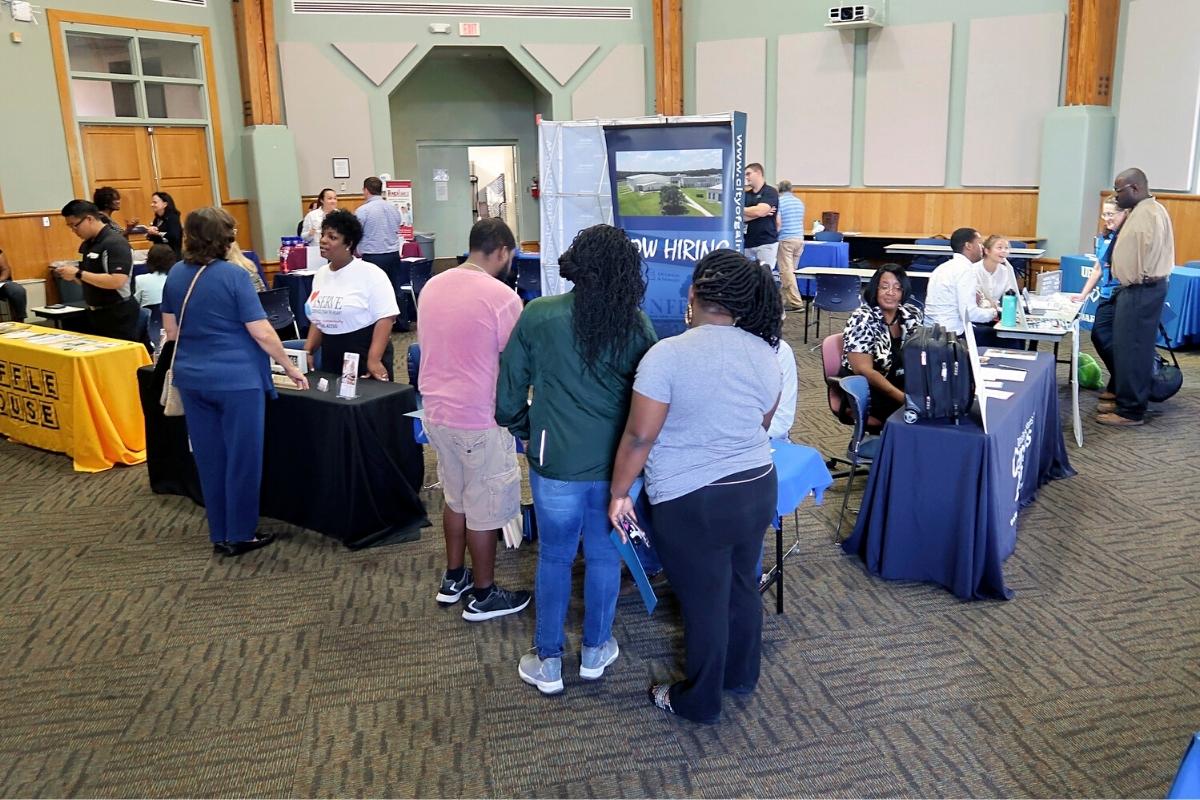 2019 Community Job and Resource Fair held at the Downtown Library Branch