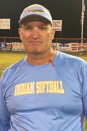 Chiefland softball coach Jimmy Anderson
