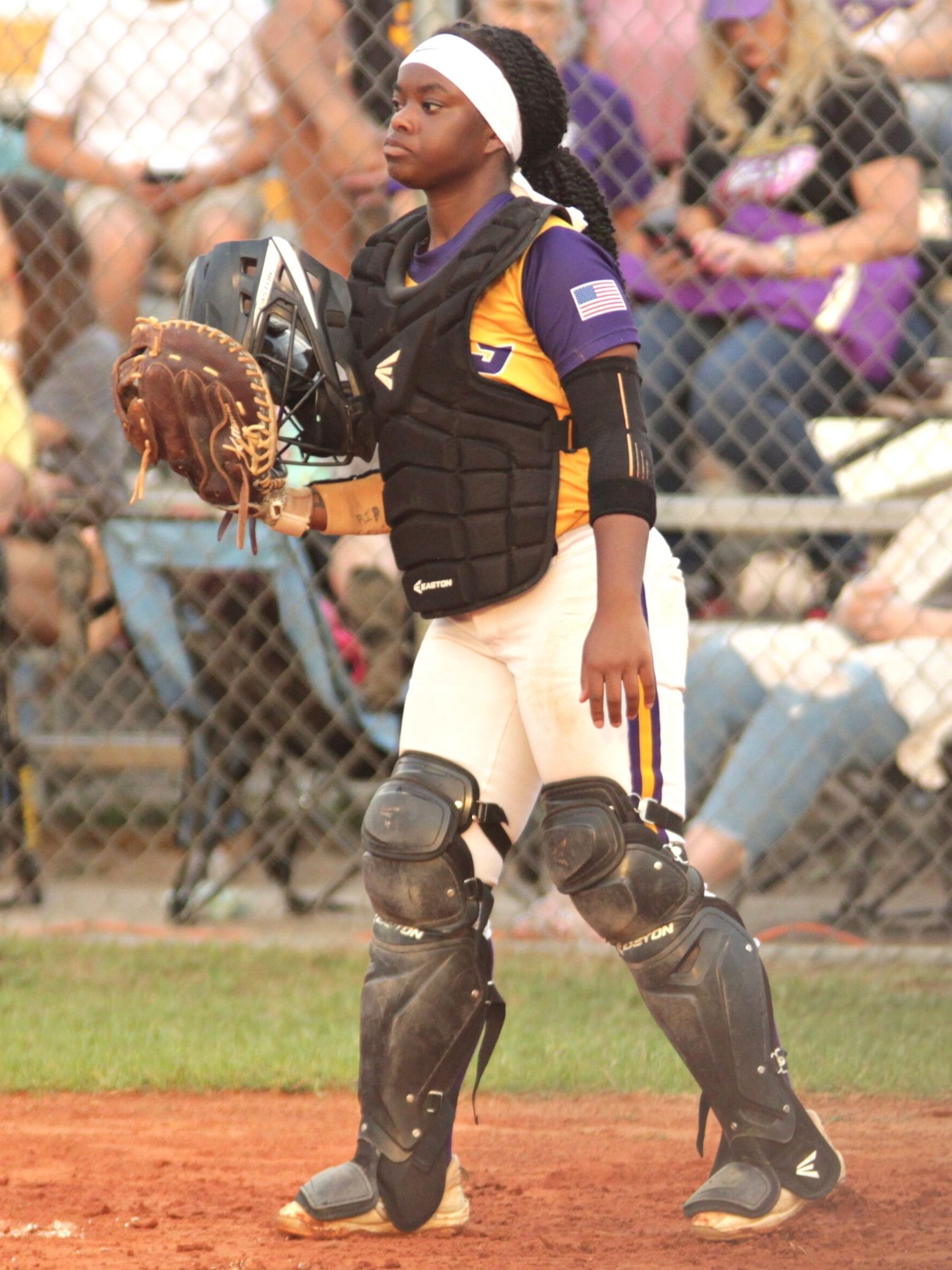 Union County catcher Tamia Young