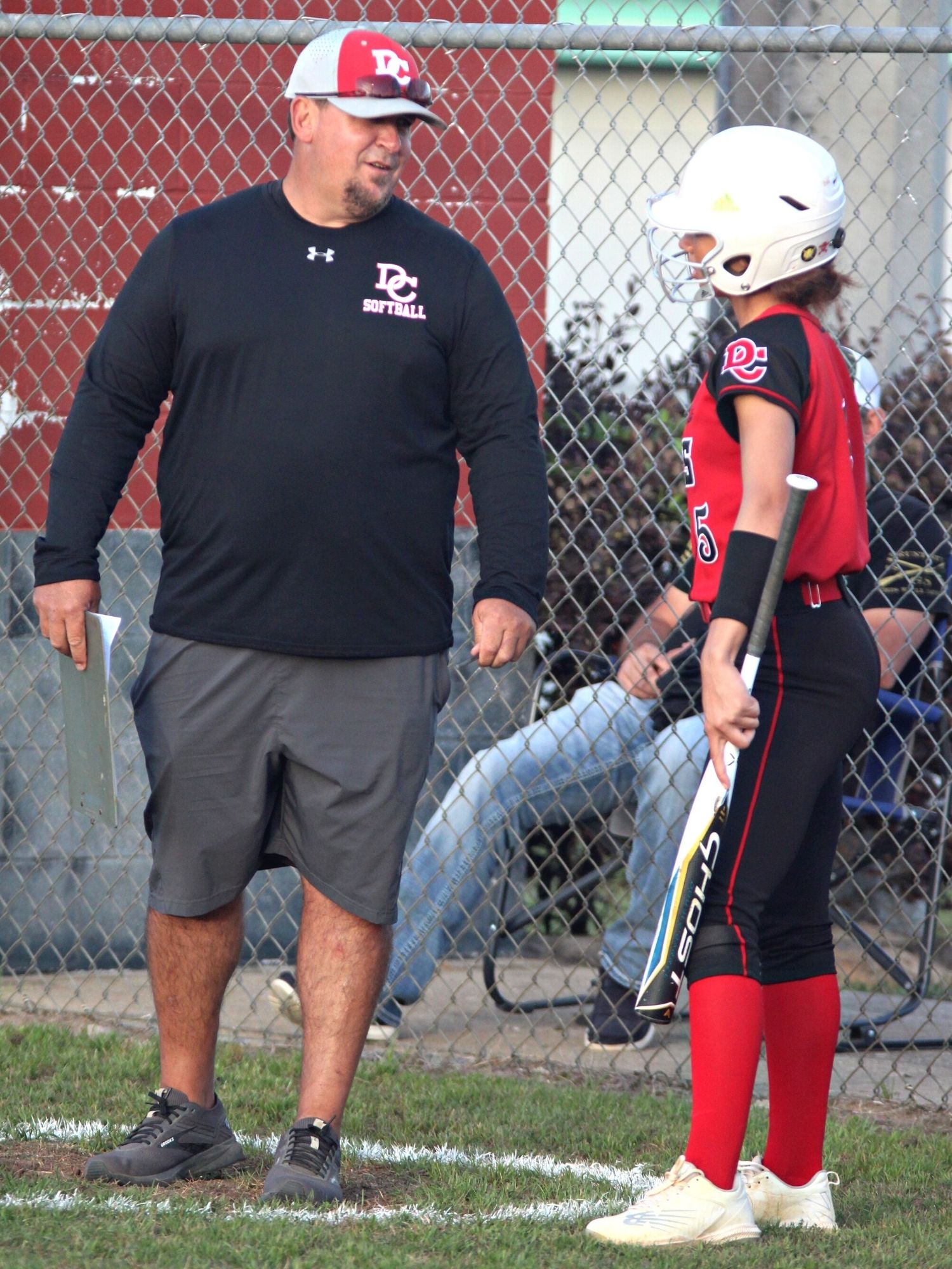 Dixie County softball coach Greg Wimberley