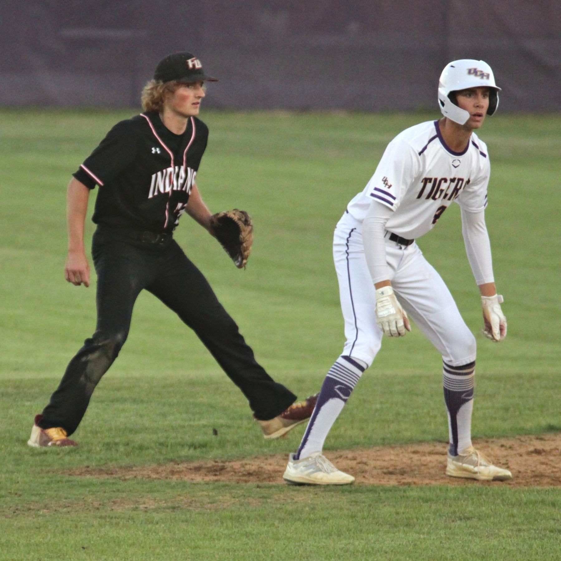 Union County's Ayden Elixson (right) next to Fort White's Jonathan Fischer