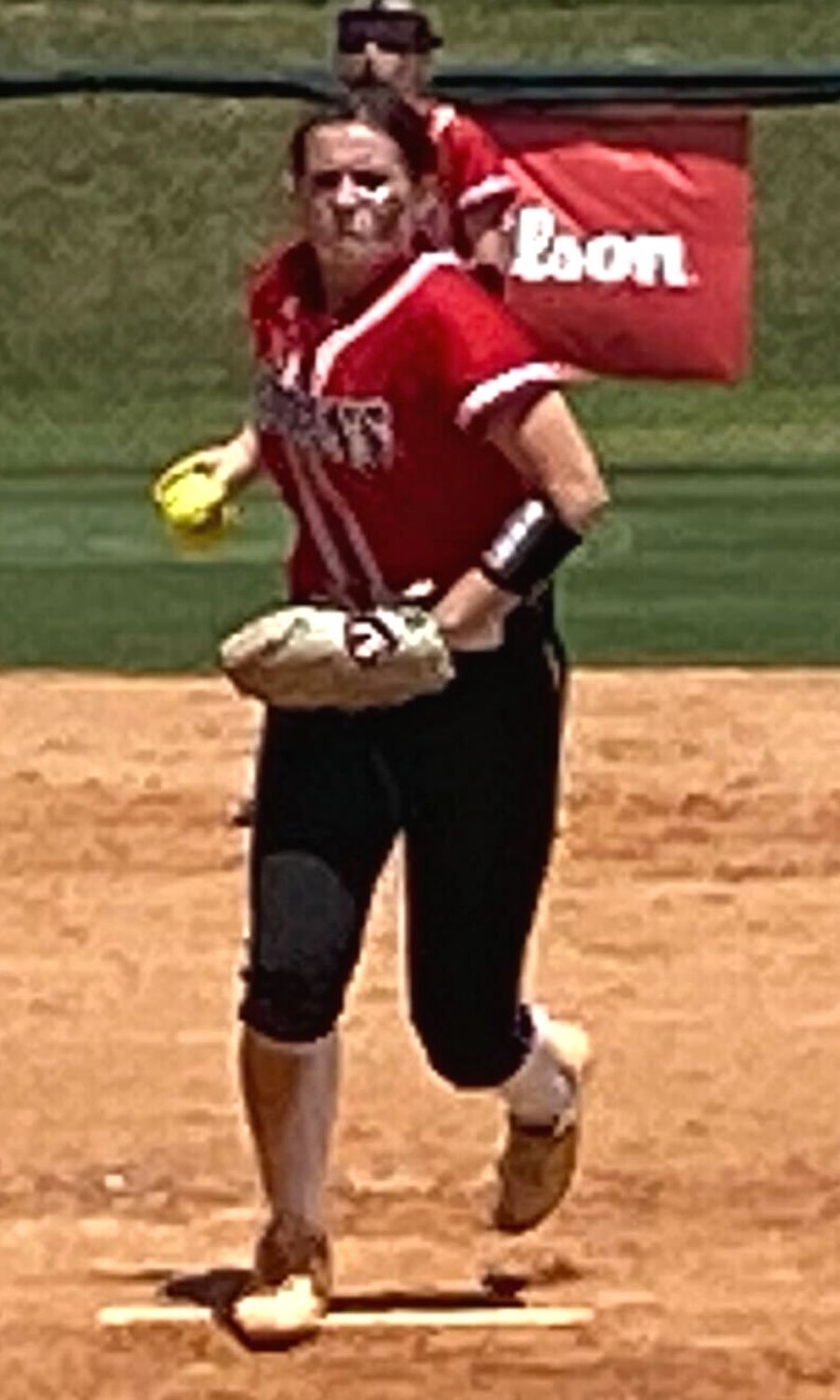 Fort White pitcher Kadence Compton at state semifinals