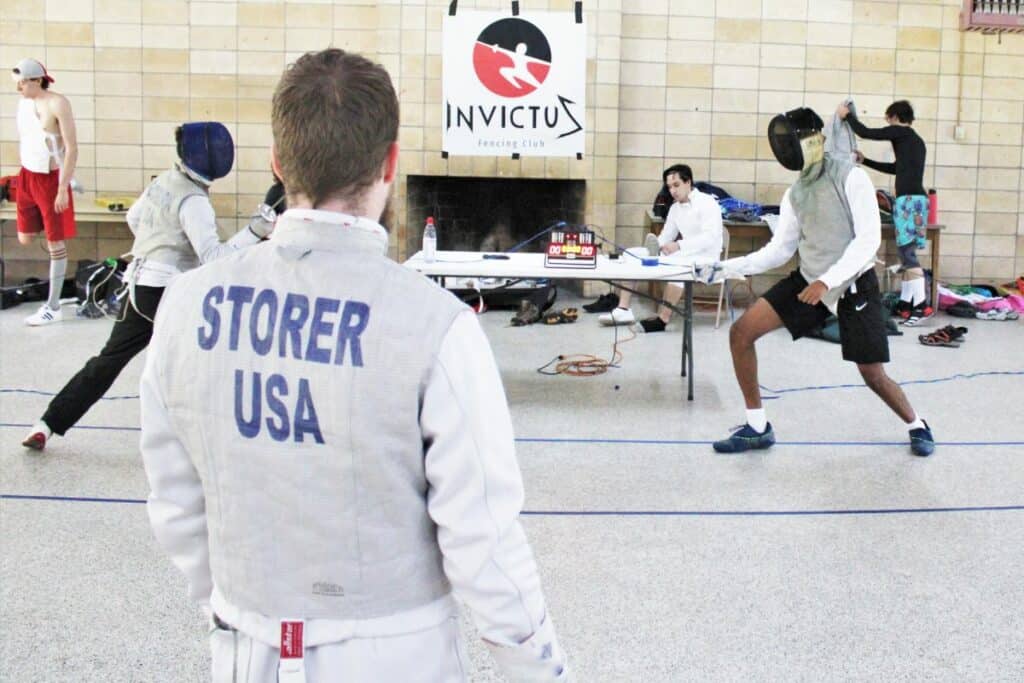 Fencing camp photo