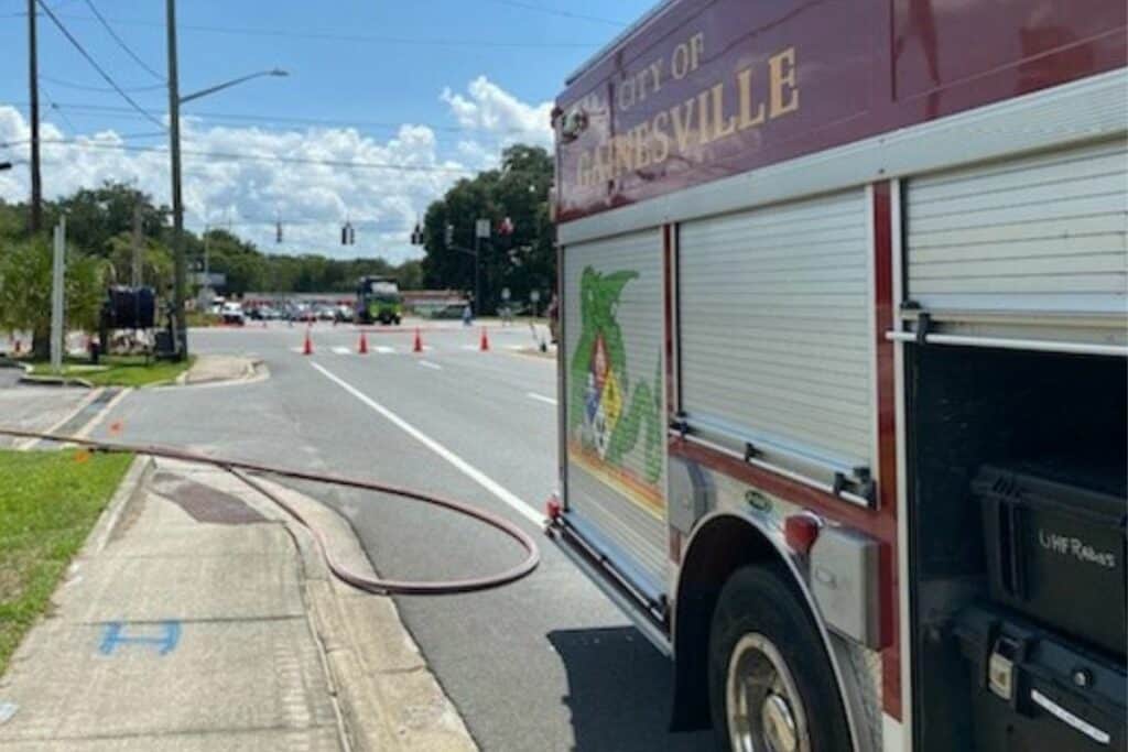Gainesville Fire Rescue engine