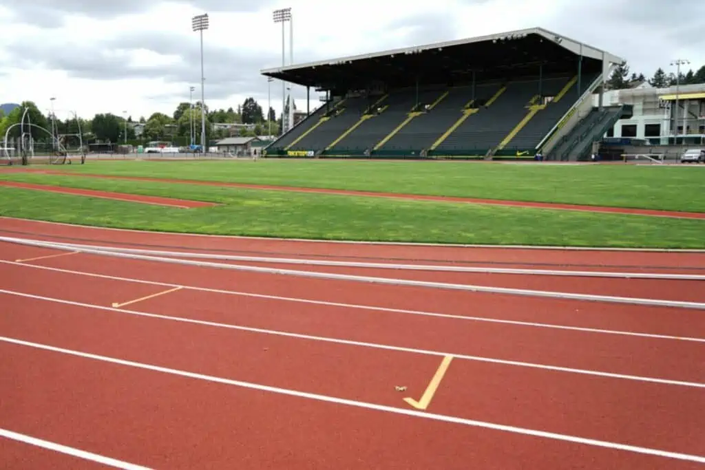 University of Oregon Hayward Field track
