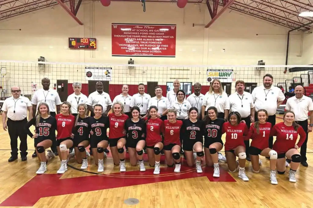 2022 Williston High School volleyball team picture