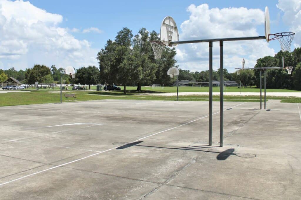 Forest Park basketball courts