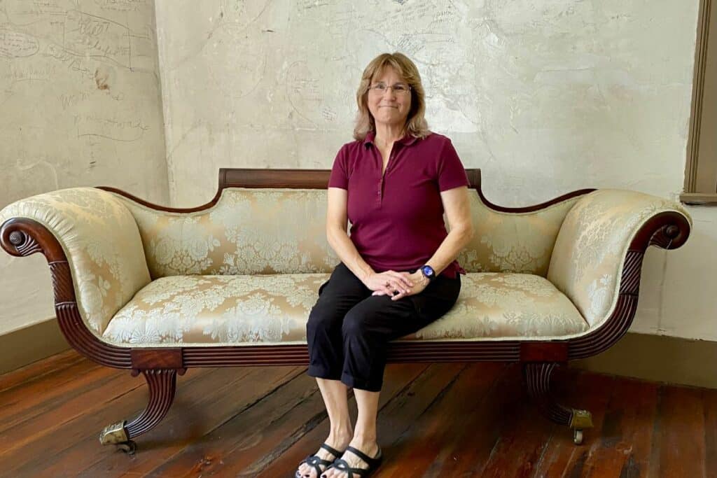 Karen Kirkman, President of the Board of Directors for the Historic Haile Homestead, was recognized by the City of Gainesville recently.