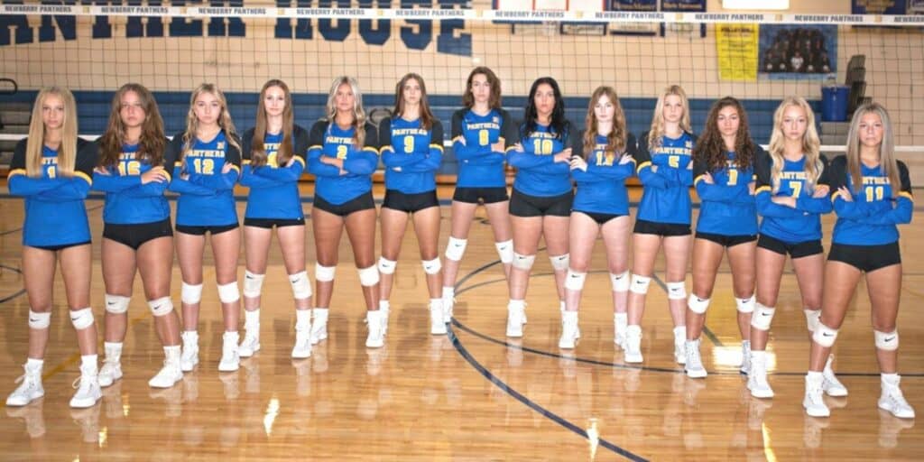 Newberry volleyball 2022 team picture