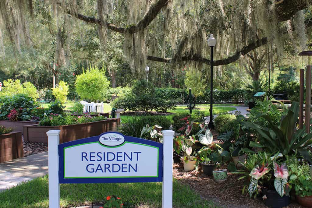 Resident Garden at The Village at Gainesville