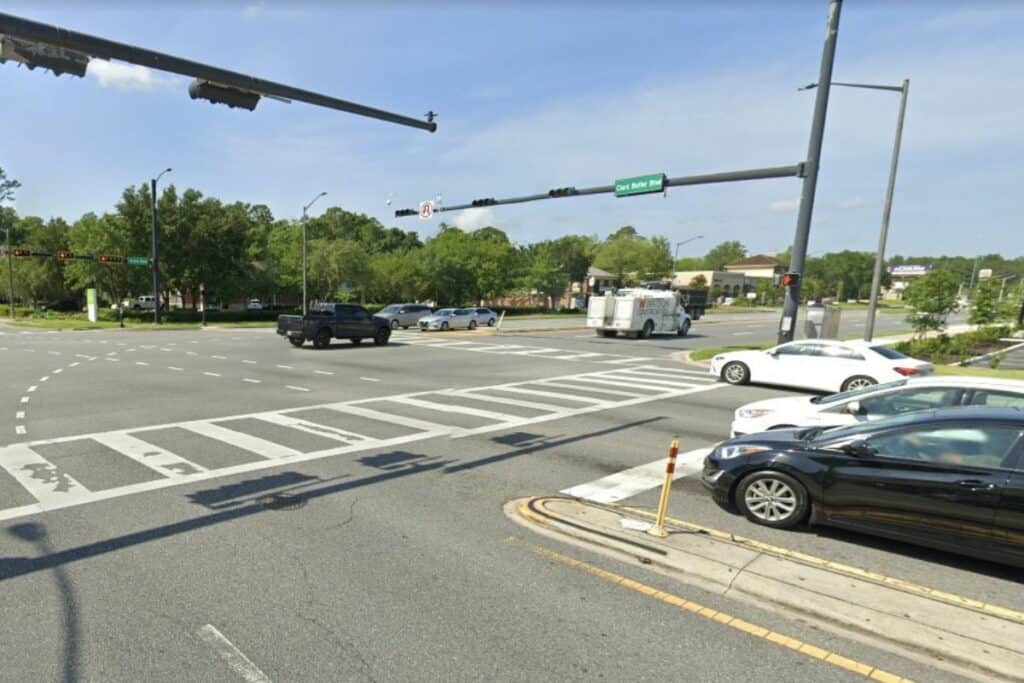 Archer Road and Clark Butler Boulevard in Gainesville