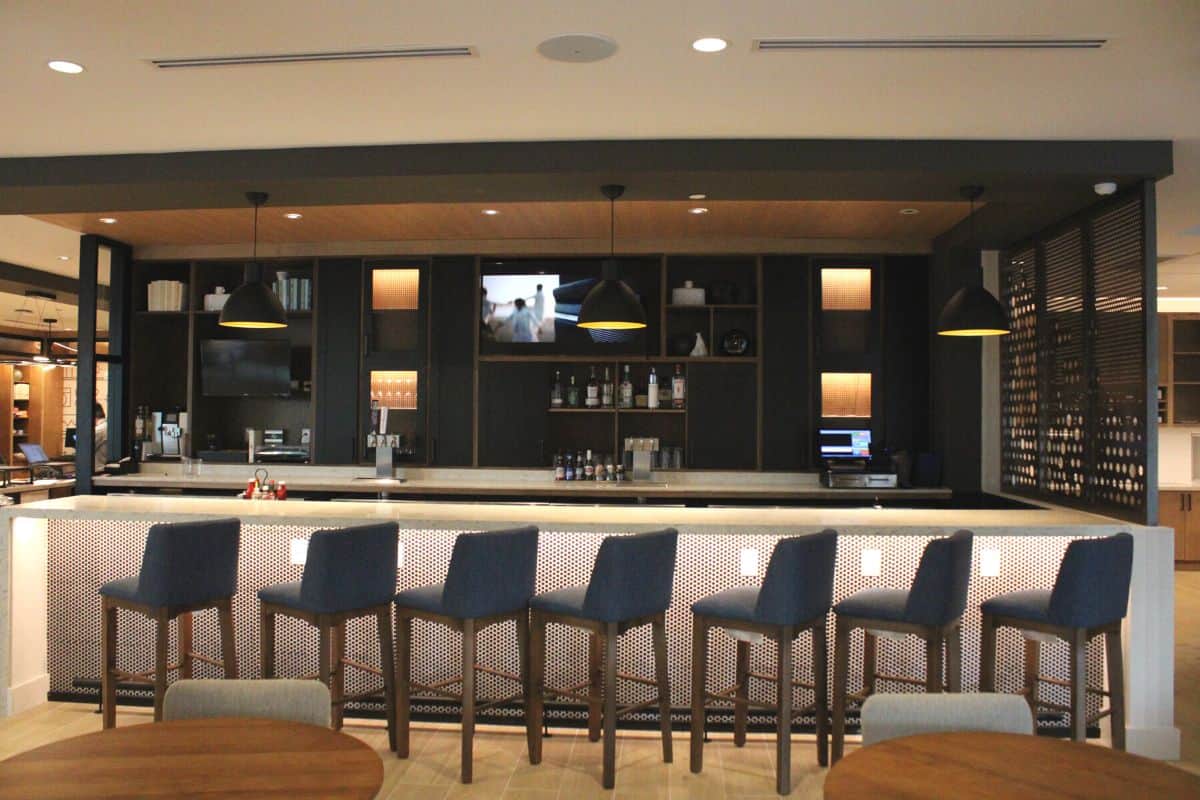 Bar area at Hyatt Place Downtown Gainesville