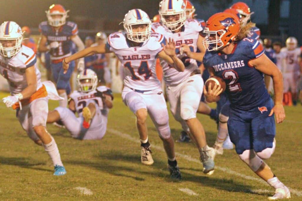 Branford Caden Coker runs for 1Q TD