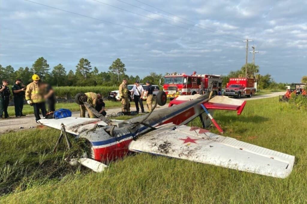 Plane goes down off NE County Road 1471