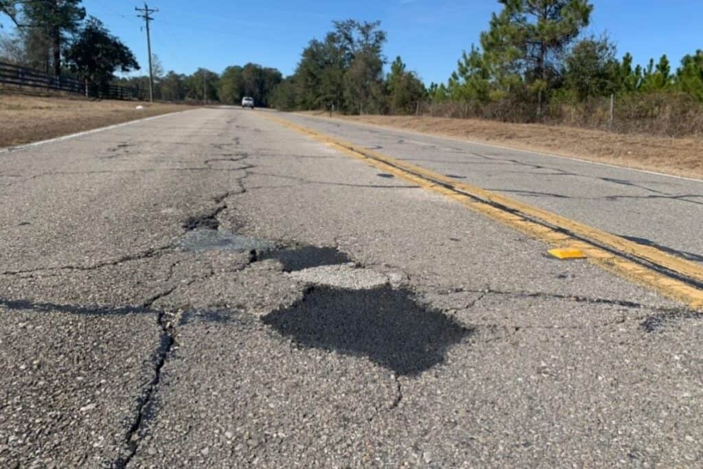 County maintained roads