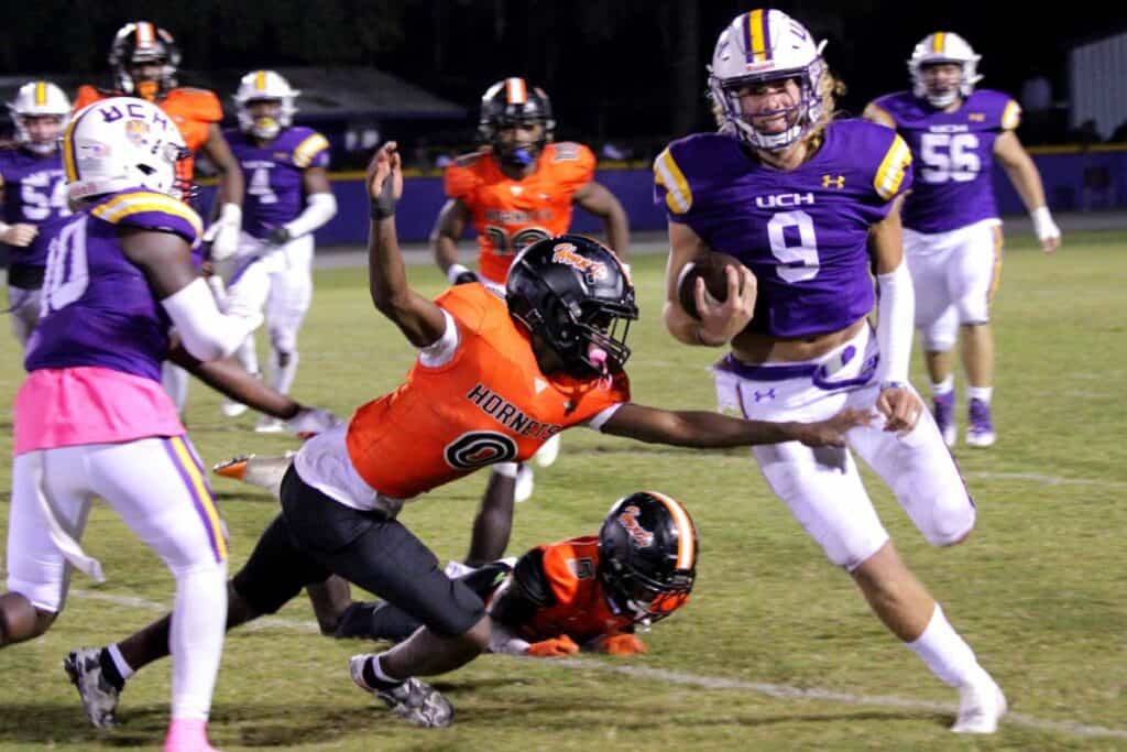 Union County's AJ Cortese scored two touchdowns against Hawthorne on Friday.