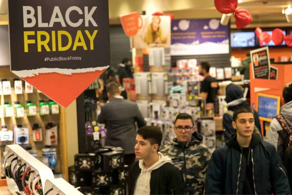 Black Friday sales shoppers