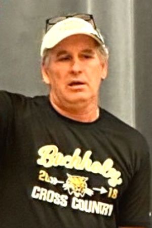 Buchholz cross country coach Mike Maren