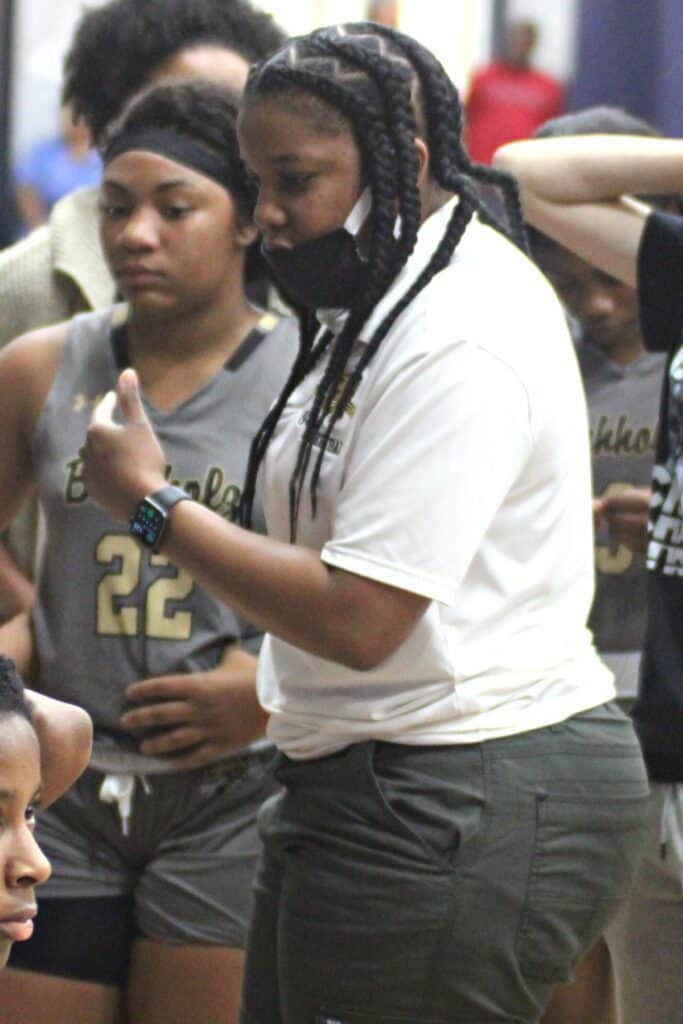 Buchholz girls basketball coach Niya Johnson.