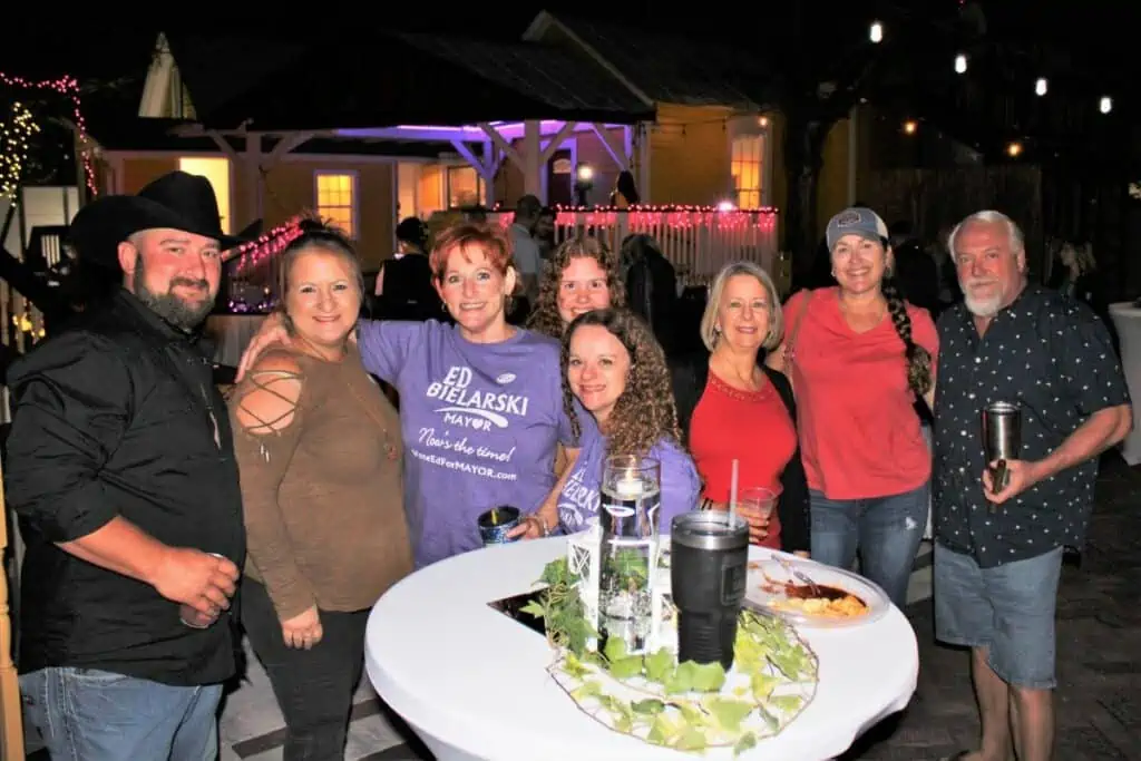 Ed Bielarski supporters gathered at the Yellow Bar for an election watch party.