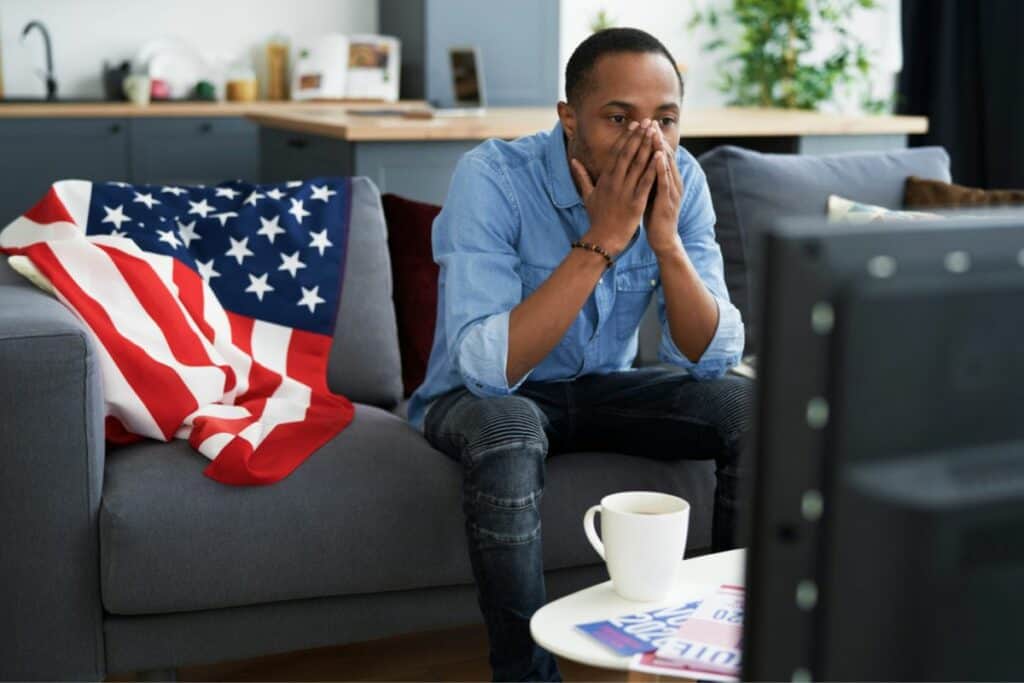 Election stress and disappointment