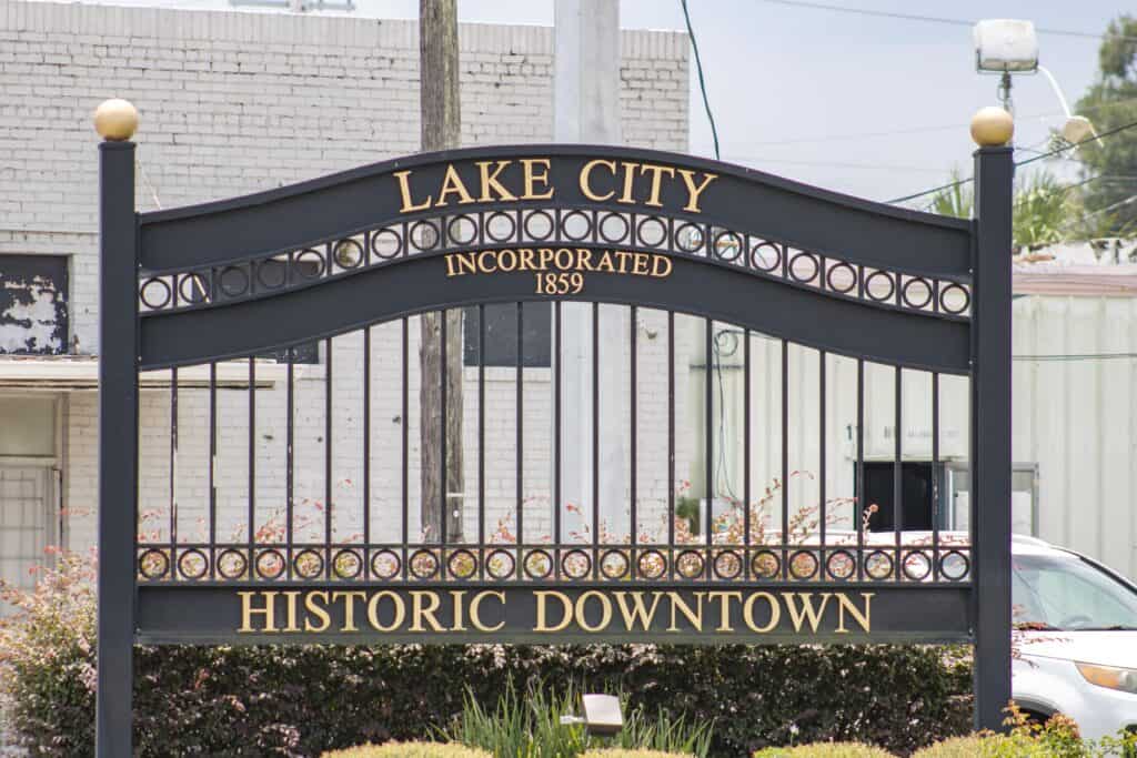 Lake City sign