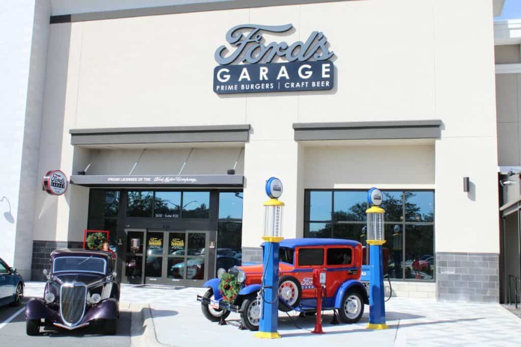 Ford's Garage restaurant opened on Wednesday in Butler Plaza.