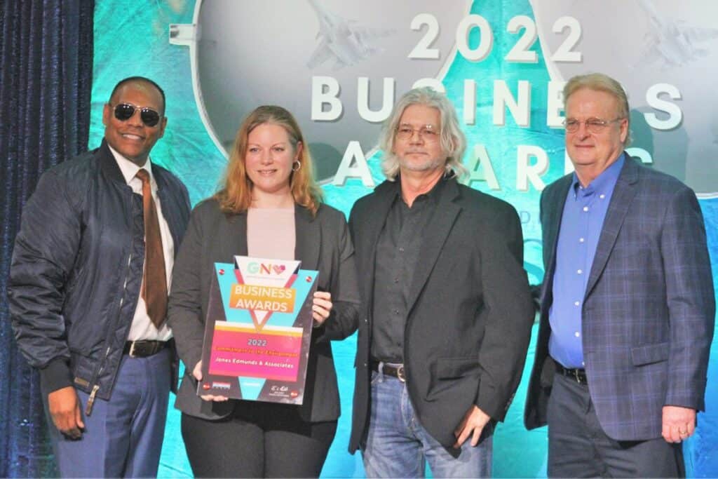 Jones Edmunds & Associates won the Commitment to the Environment Award.