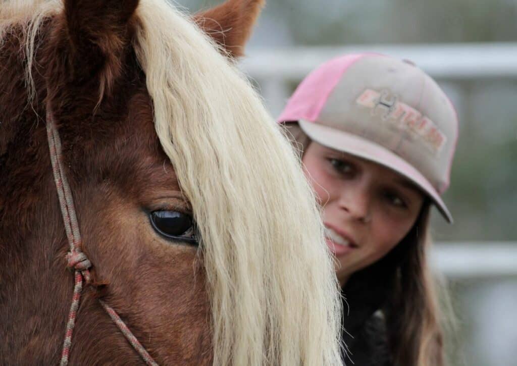Professional horse trainer Cat Zimmerman had 100 days to tame Tuff, a Bureau of Land Management rescue, for the Extreme Mustang Makeover competition in Ocala in April. 