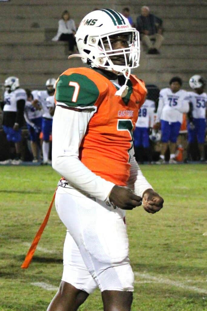 Eastside defensive lineman Jayden Manns