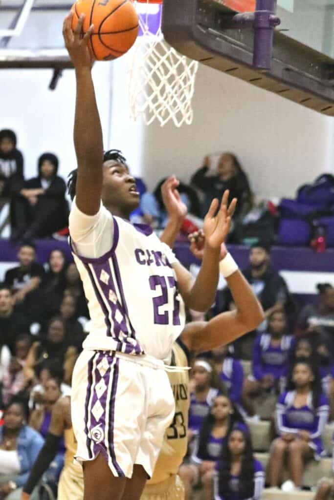 Gainesville's Jordan Bodie with a second-half basket against Buchholz on Friday.