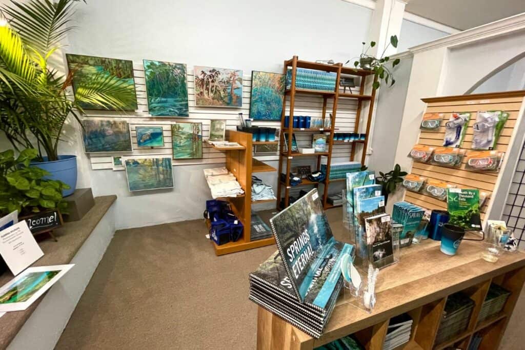 The Florida Springs Institute sells postcards, books, paintings, mugs and more.