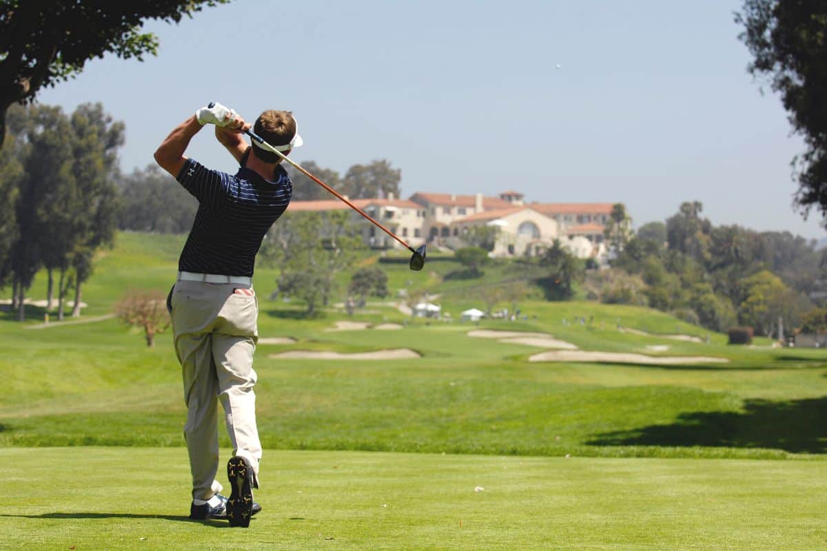 Blayne Barber swings at 2012 NCAA Championships.