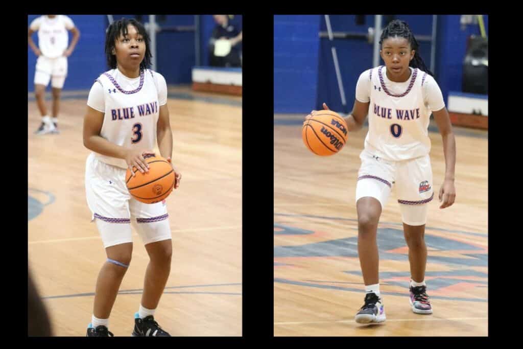 P.K. Yonge's Zion McRae (left) and Ashlyn Young