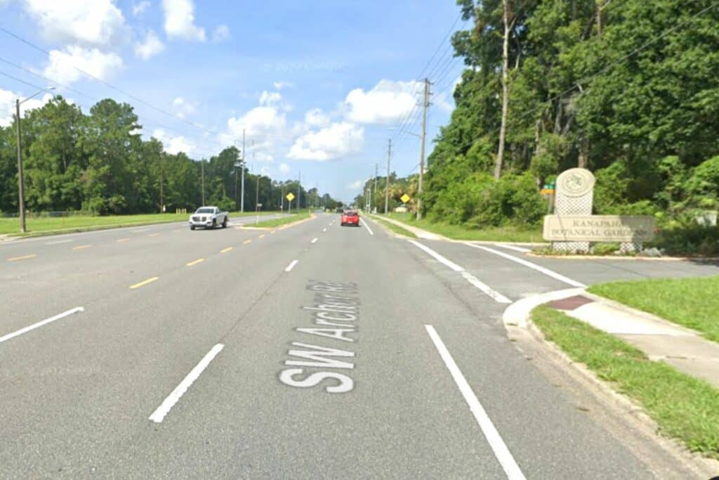 SW Archer Road and SW 58th Drive in Gainesville