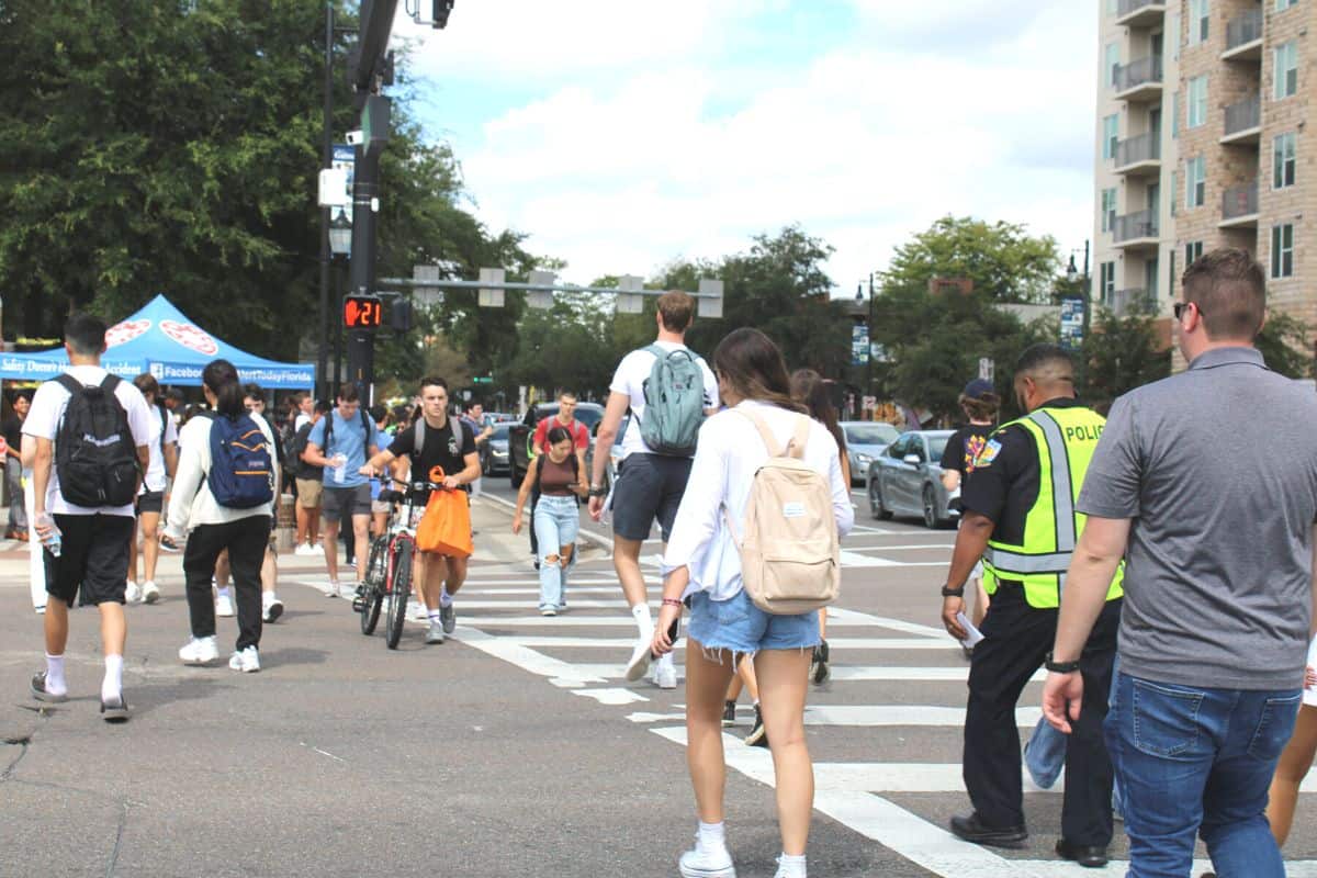 The University Avenue corridor remains a focal point for traffic safety in Gainesville.