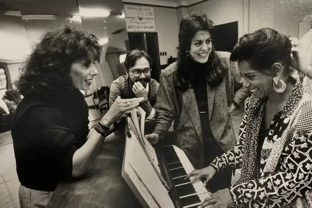 A Hippodrome rehearsal.