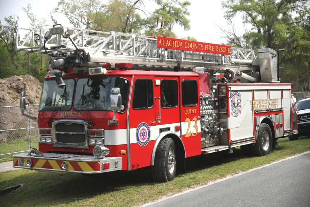 Alachua County Fire Rescue fire engine