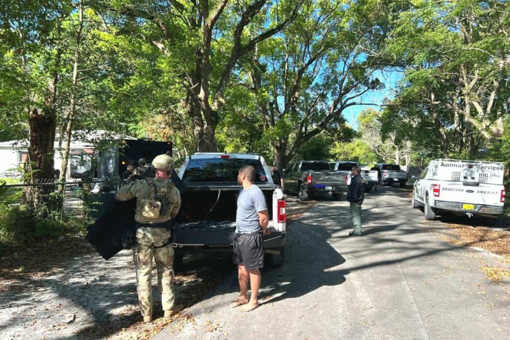 Bradford County Sheriff's Office deputies arrested 33 people during Operation Street Sweep on Tuesday.