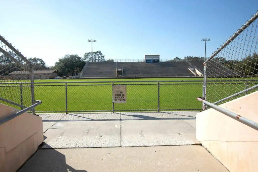 Citizens Field from the tunnel