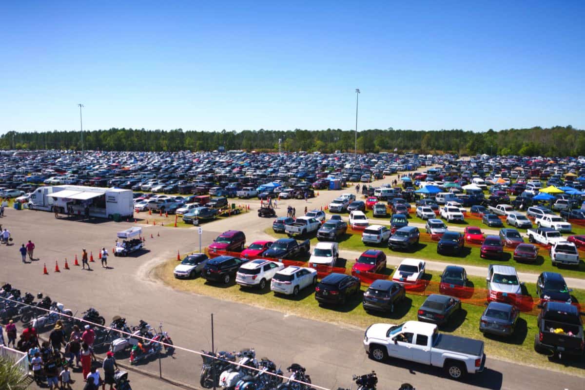 Completely sold out crowd at the 2023 AMALIE Oil NHRA Gatornationals at Gainesville Raceway