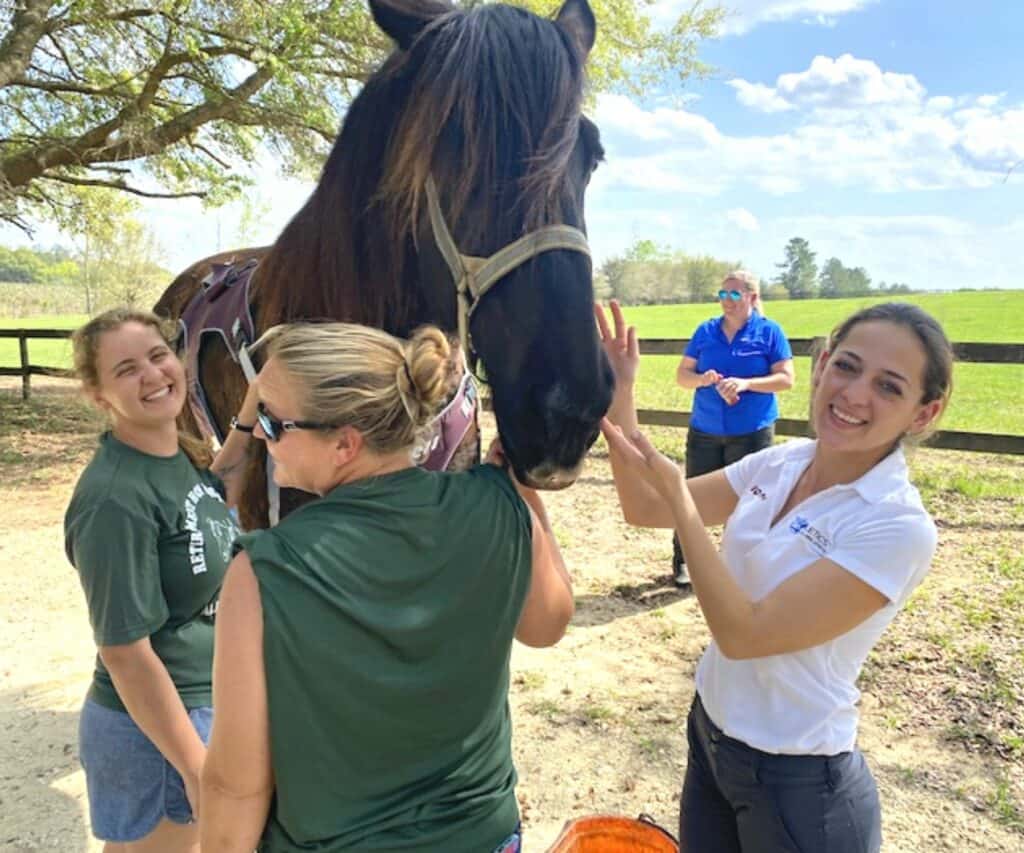Dr. Irina Perdew with Tonka.