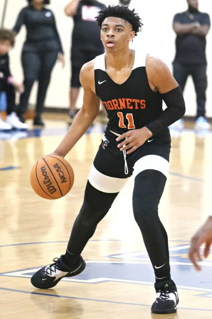 Hawthorne's Leland Johnson averages 7.4 points per game this season.