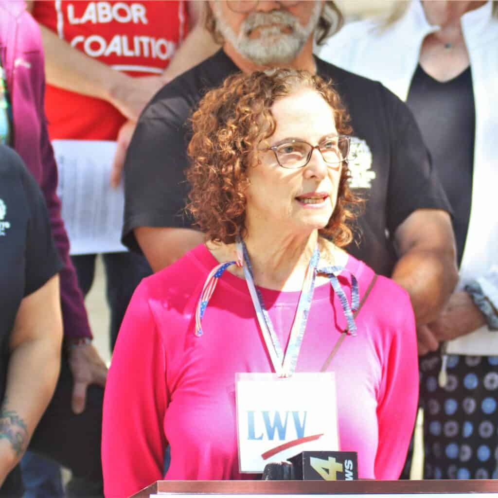 Janice Garry, president of the Alachua County League of Women Voters, condemned the path the proposed bill is taking.