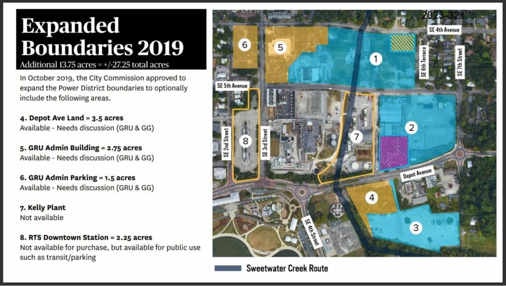 Map of the power district.