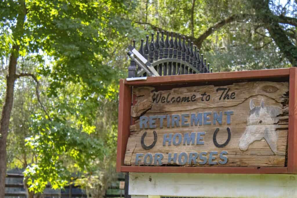 Mill Creek Farm sign.