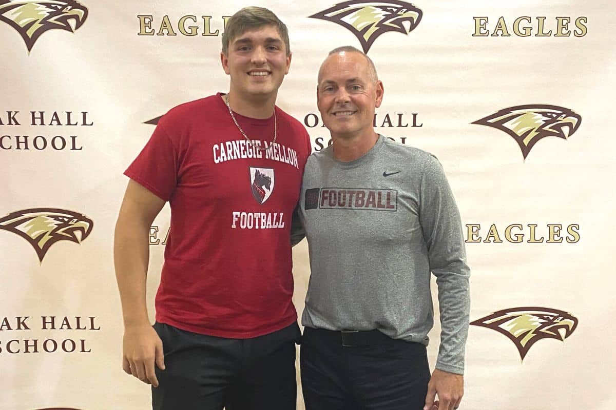 Oak Hall's Provencher signs with Carnegie Mellon