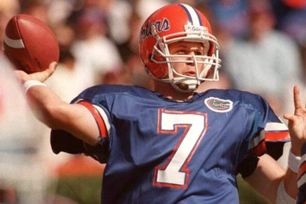 UF quarterback Danny Wuerffel won the 1996 Heisman Trophy and led the Gators to their first national title.